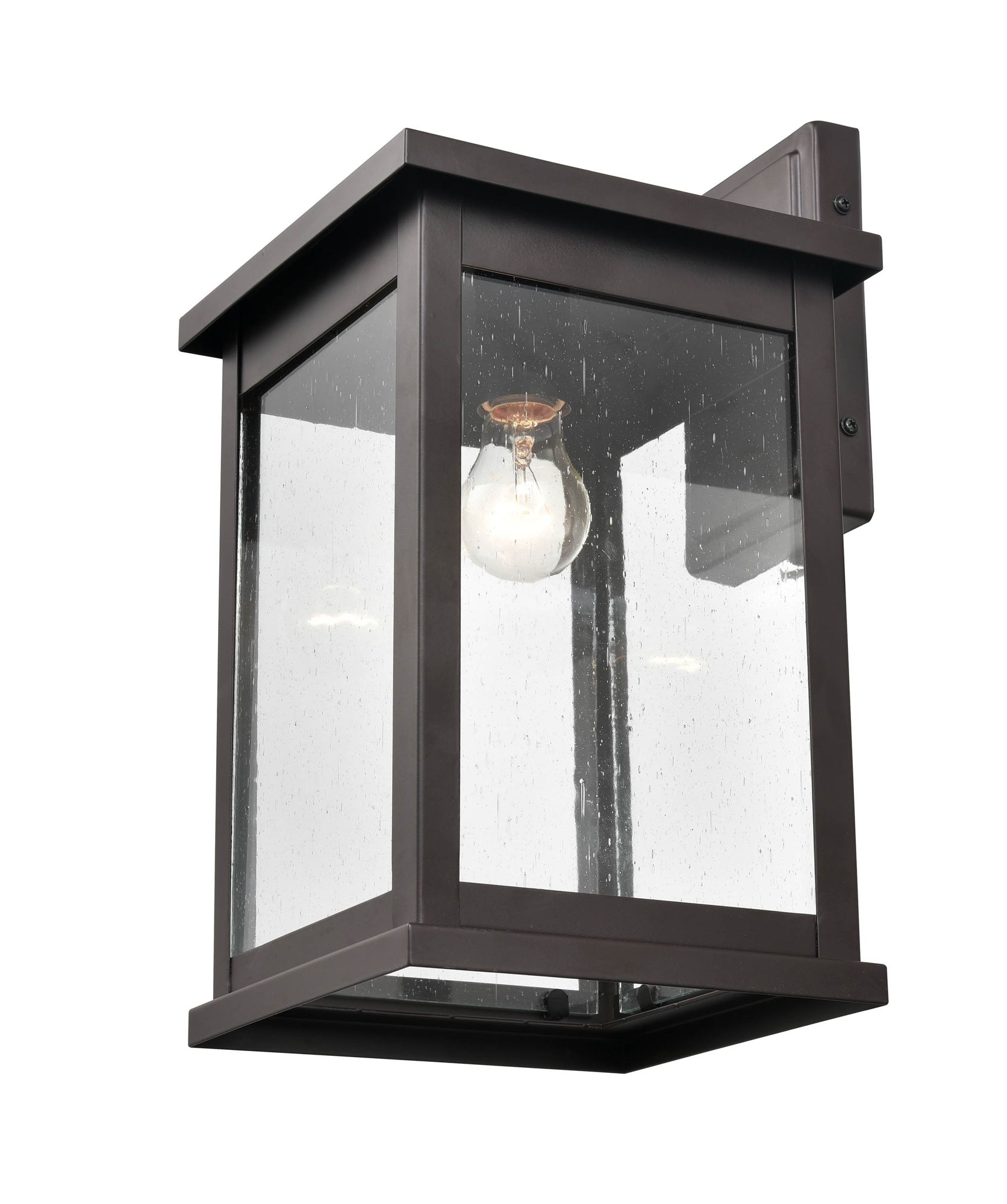 Image 5 Millennium Bowton 1-Light 15.5" Powder Coated Bronze Outdoor Wall Sconce more views