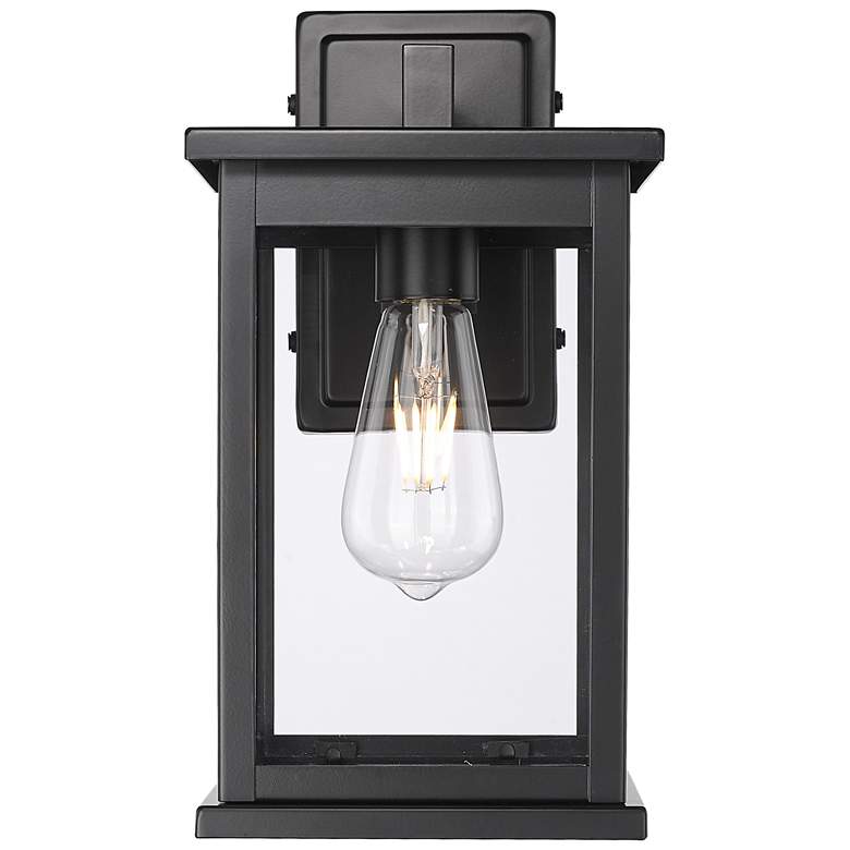 Image 1 Millennium Bowton II Outdoor Wall Sconce Powder Coated Black