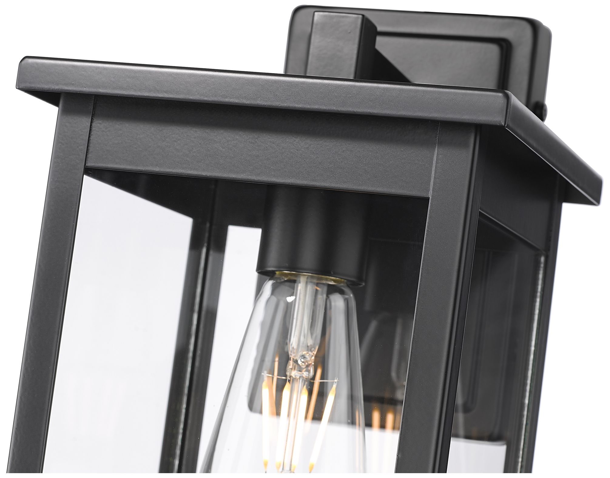 Image 5 Millennium Bowton II Outdoor Wall Sconce Powder Coated Black more views