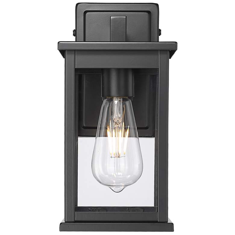 Image 1 Millennium Bowton II Outdoor Wall Sconce Powder Coated Black