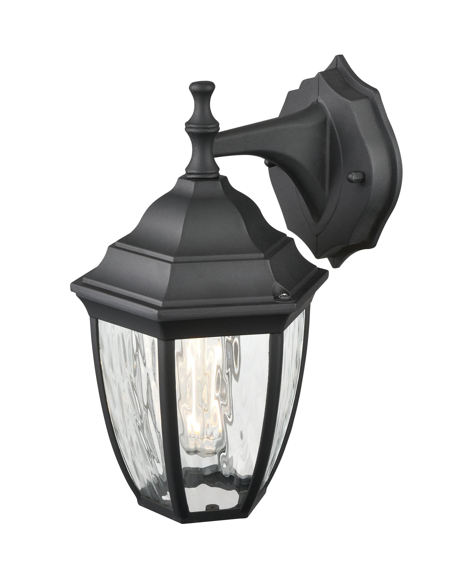 Image 2 Millennium Bram 10.79" Textured Black Outdoor Wall Sconce more views