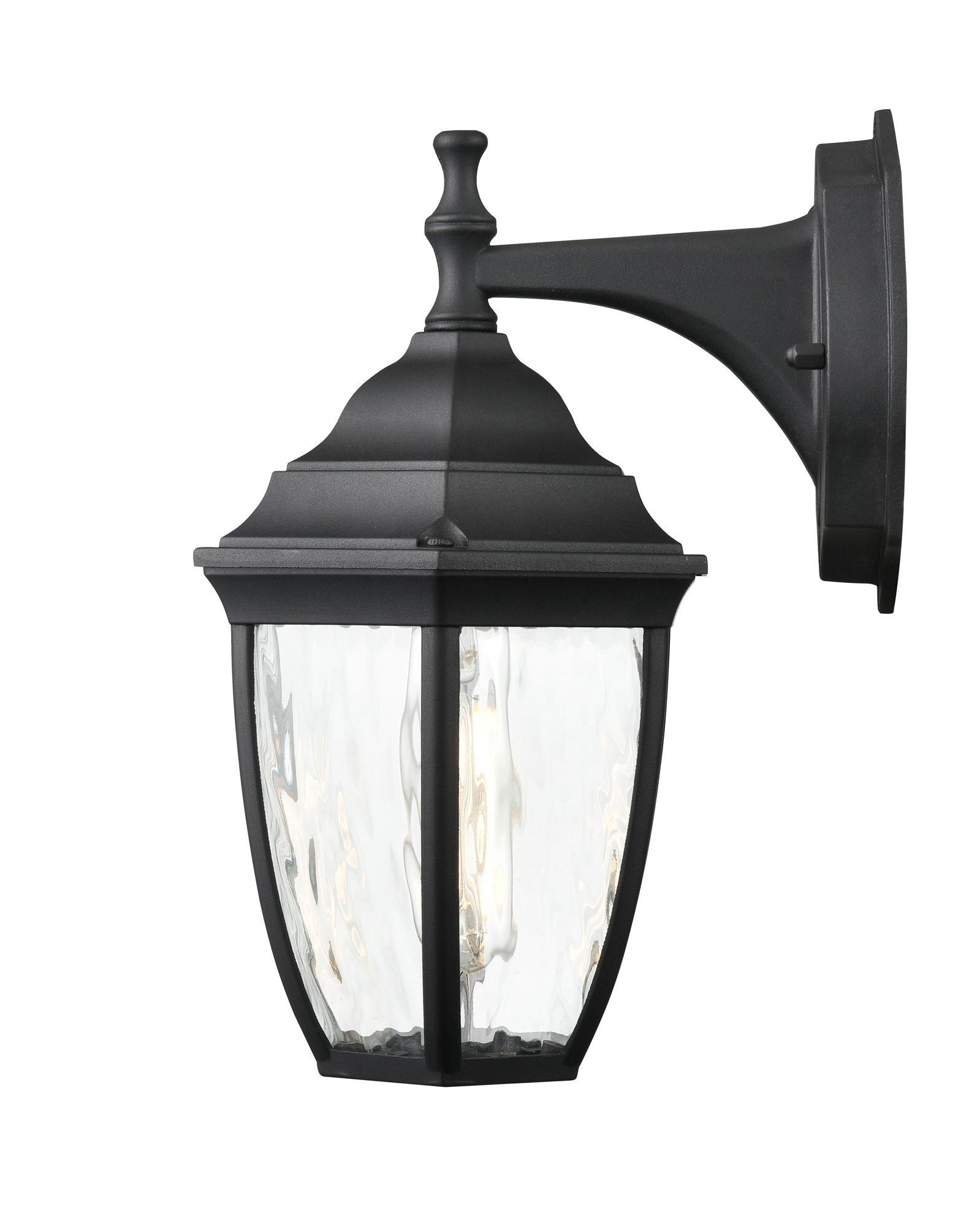 Image 3 Millennium Bram 10.79" Textured Black Outdoor Wall Sconce more views