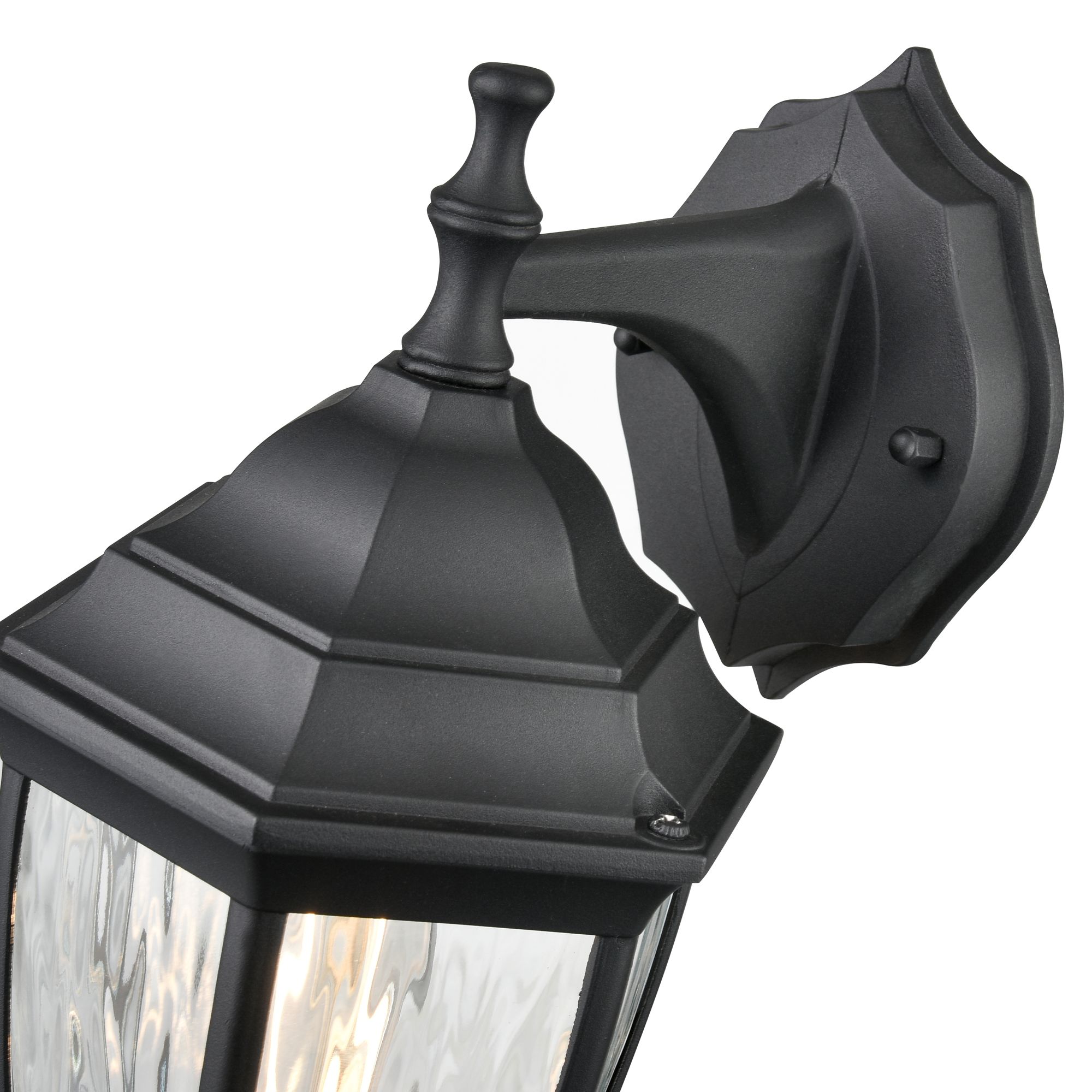 Image 4 Millennium Bram 10.79" Textured Black Outdoor Wall Sconce more views