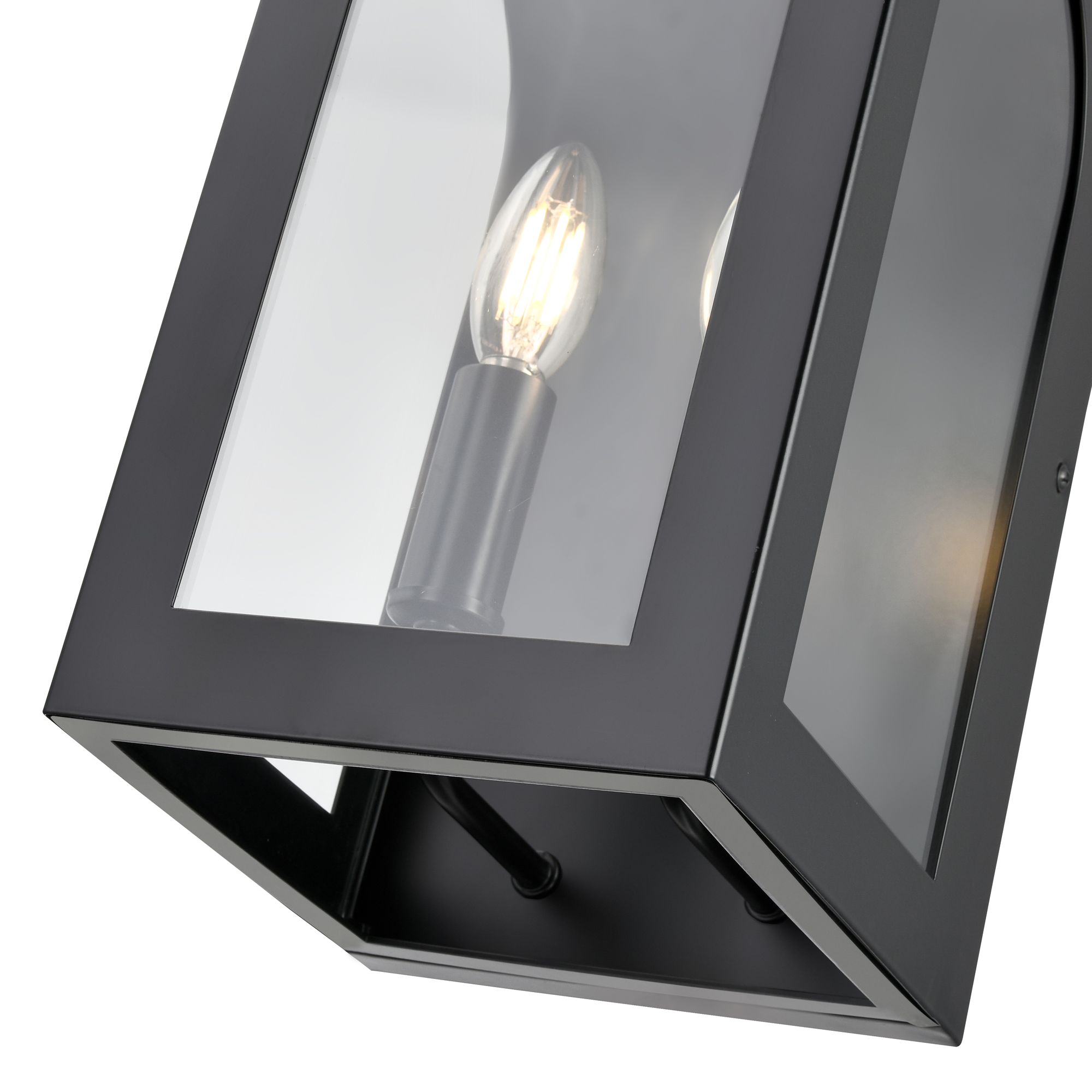 Image 3 Millennium Bratton 2-Light Powder Coated Black Outdoor Wall Sconce more views