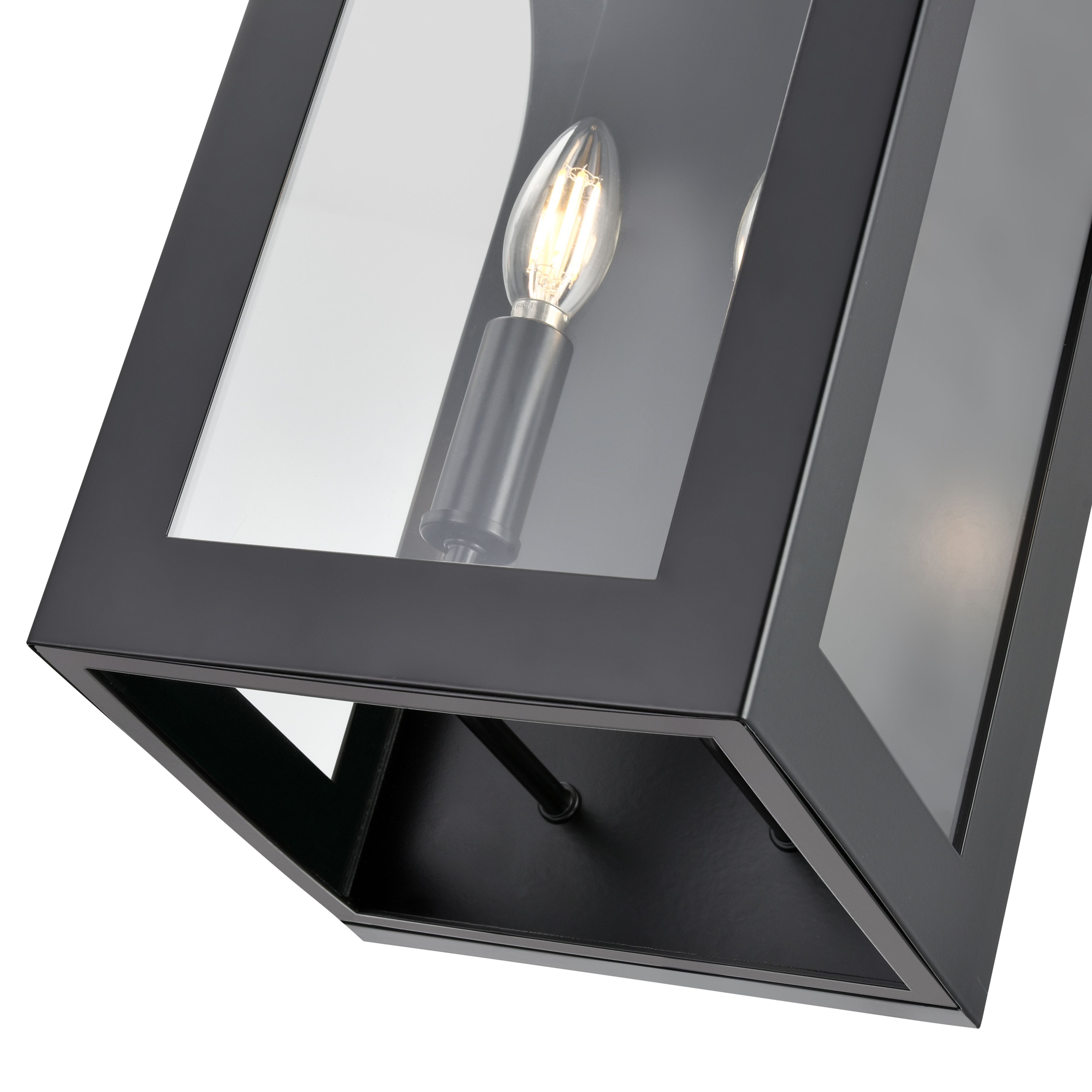 Image 2 Millennium Bratton 2-Light Powder Coated Black Outdoor Wall Sconce more views
