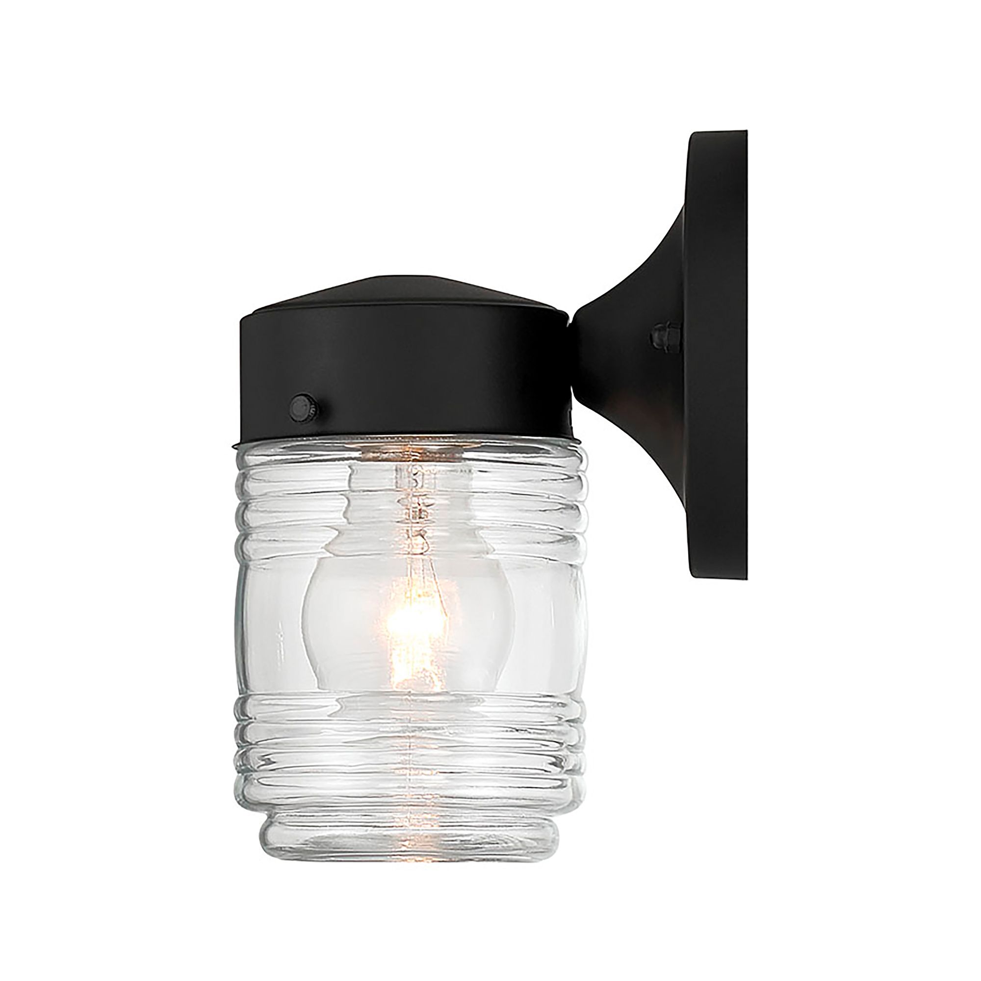 Image 4 Millennium Bravyn 1-Light 7.5" Powder Coated Black Outdoor Wall Sconce more views