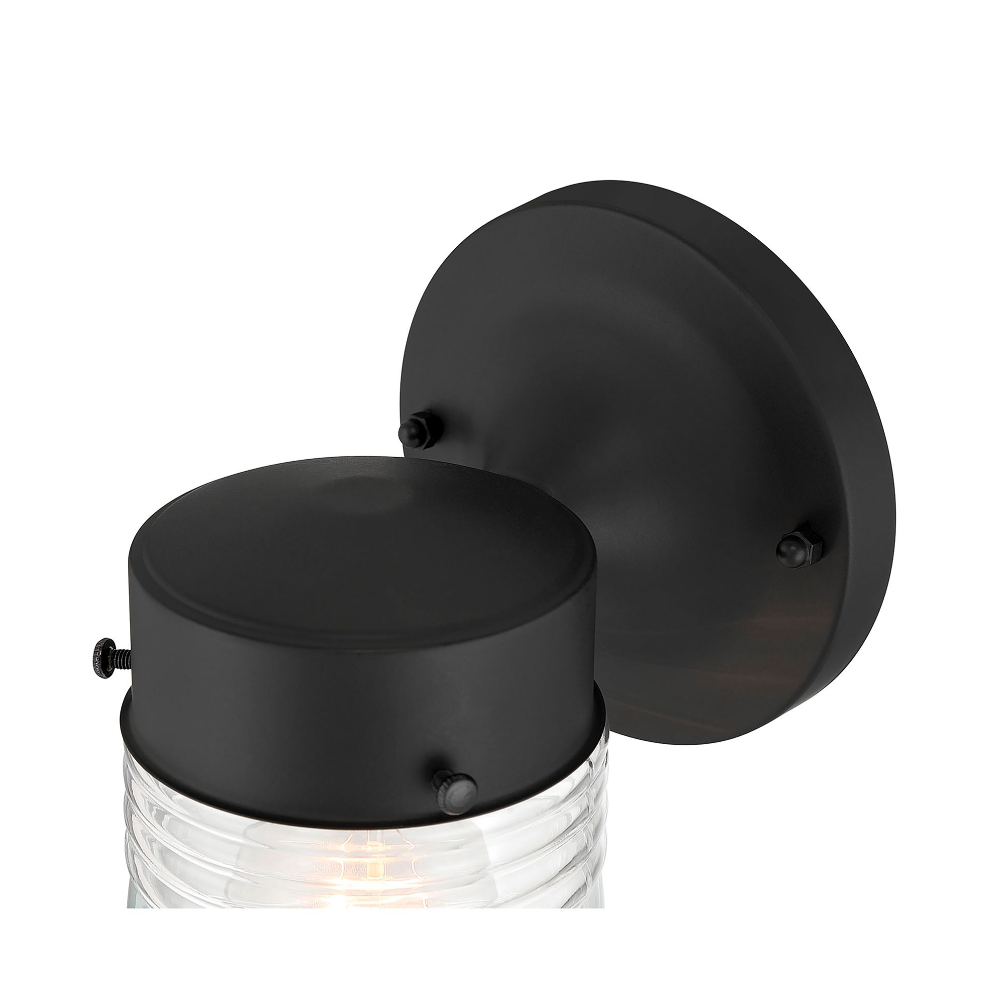 Image 5 Millennium Bravyn 1-Light 7.5" Powder Coated Black Outdoor Wall Sconce more views