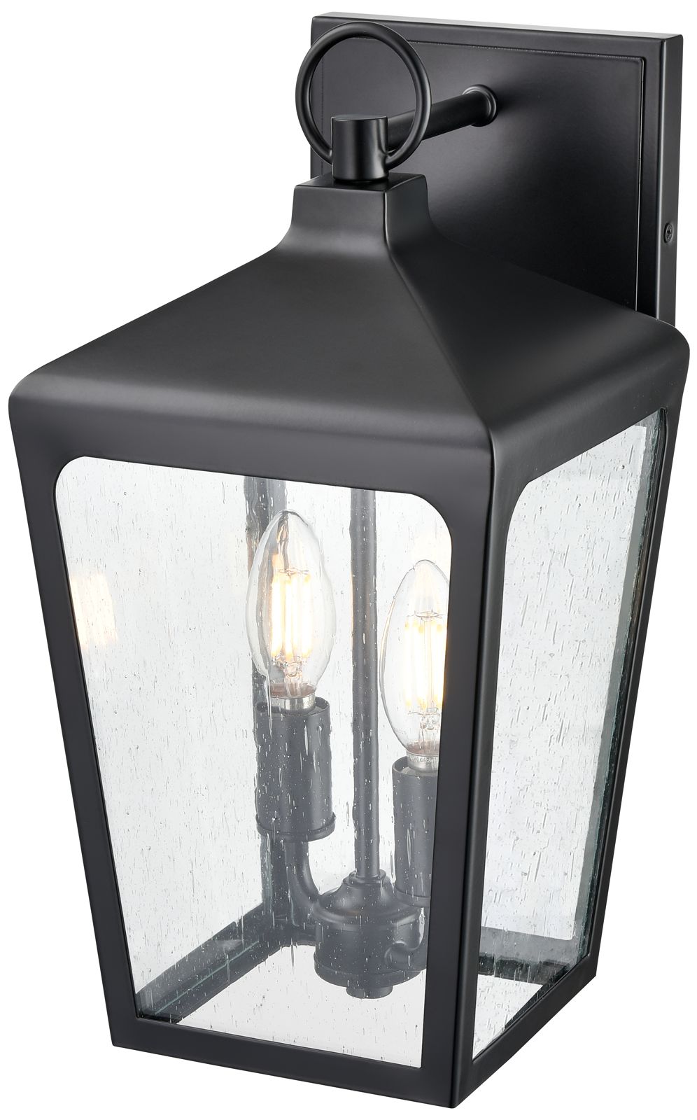 Image 3 Millennium Brooks Outdoor Wall Sconce Powder Coated Black more views