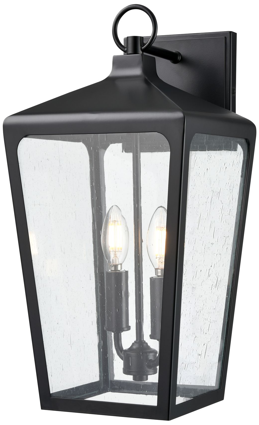 Image 2 Millennium Brooks Outdoor Wall Sconce Powder Coated Black more views