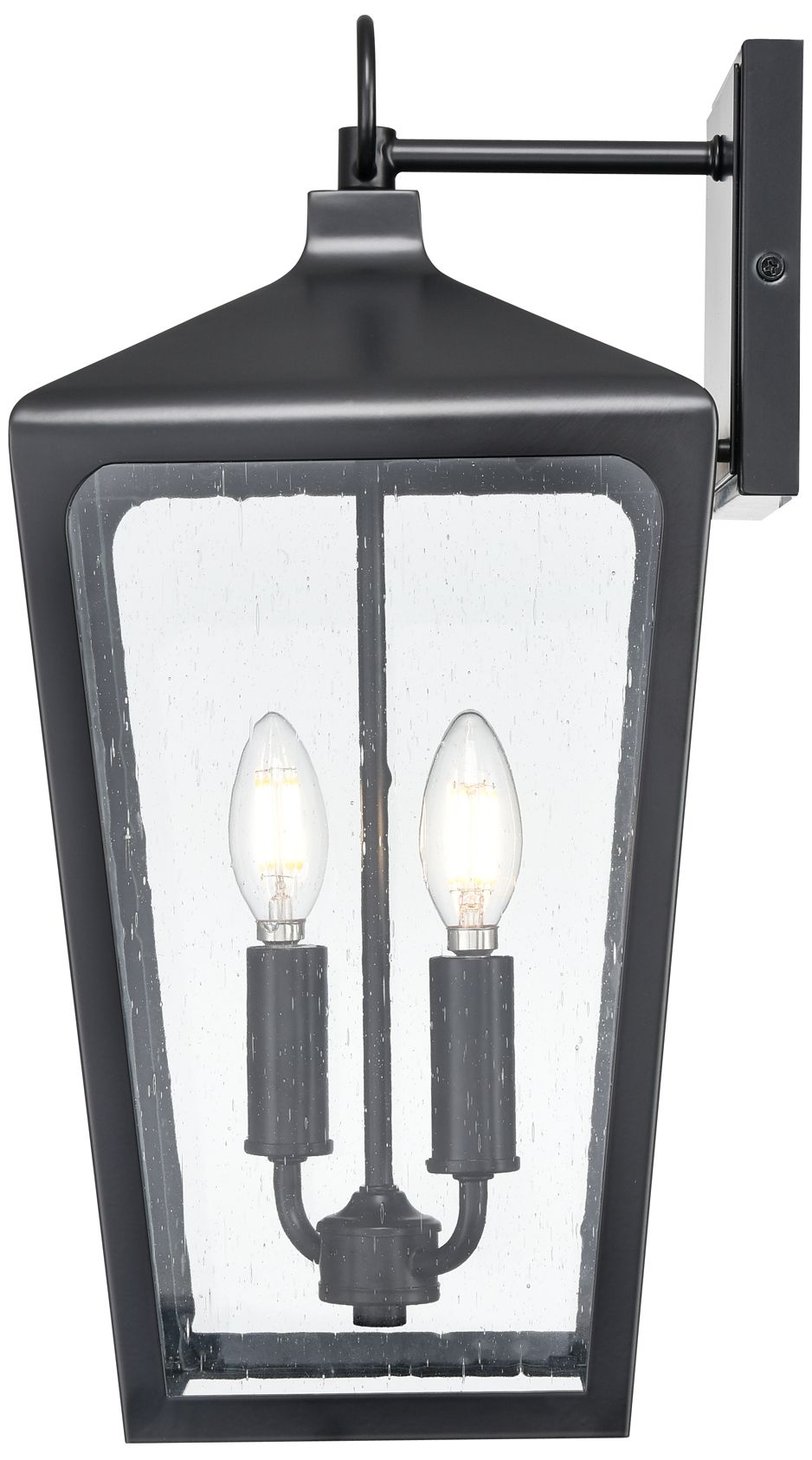 Image 4 Millennium Brooks Outdoor Wall Sconce Powder Coated Black more views