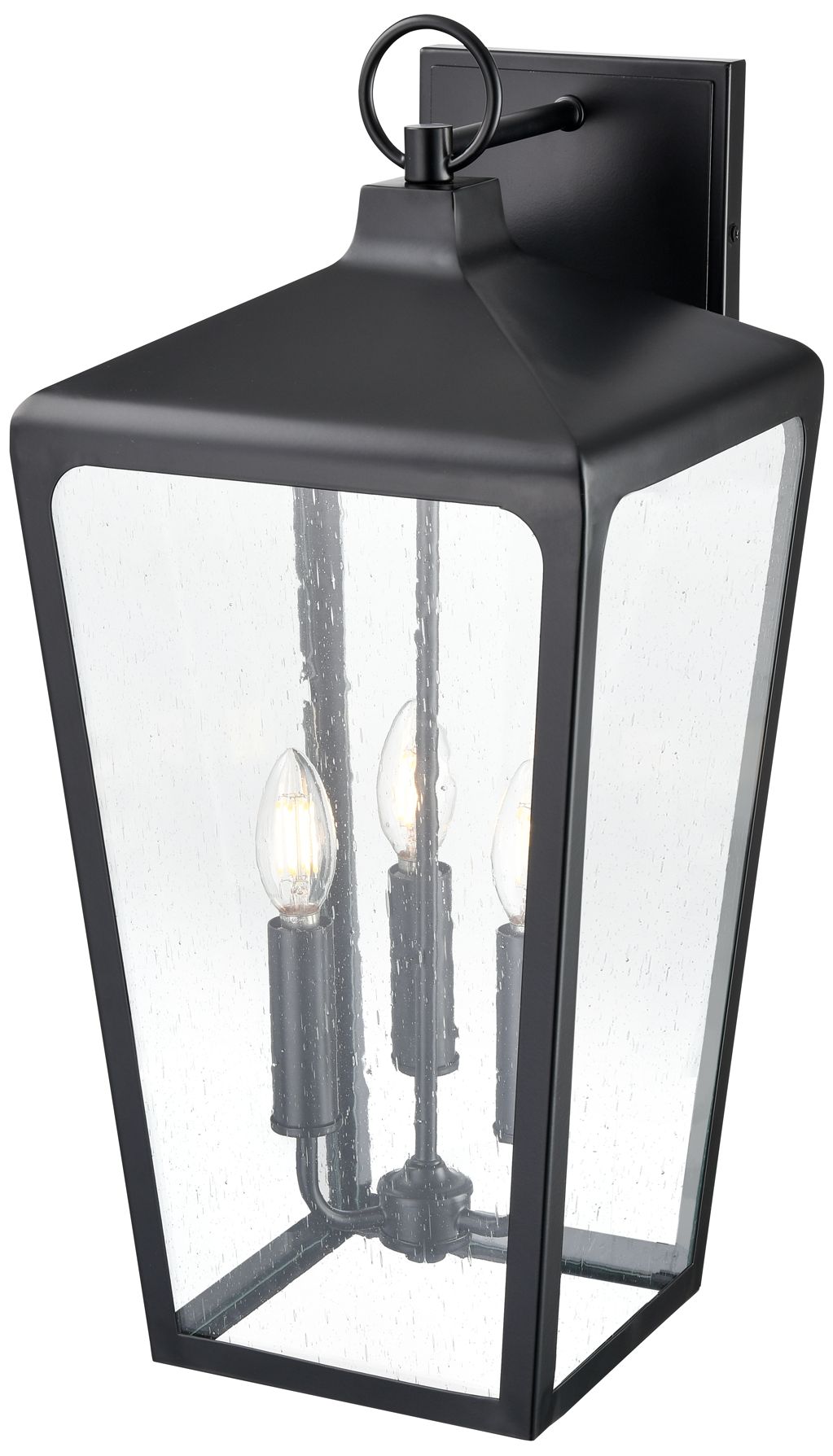 Thumbnail3 of Millennium Brooks Outdoor Wall Sconce Powder Coated Black more views