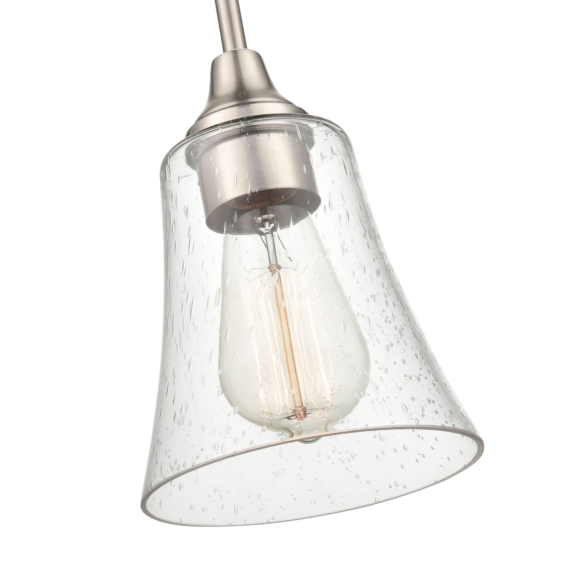 Image 4 Millennium Caily 1-Light 5.75" Brushed Nickel Pendant more views