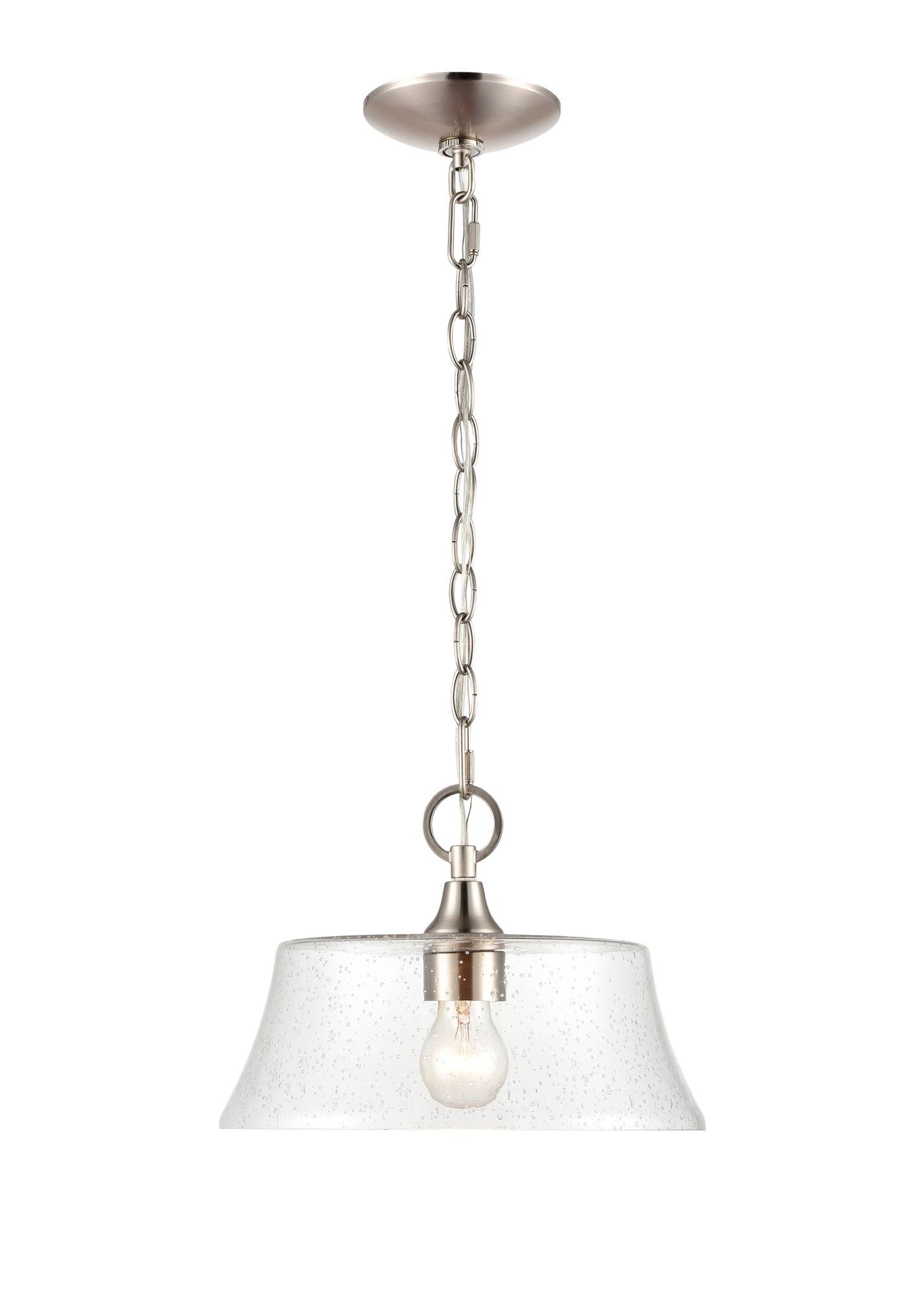 Image 4 Millennium Caily 11.75" Brushed Nickel Pendant more views
