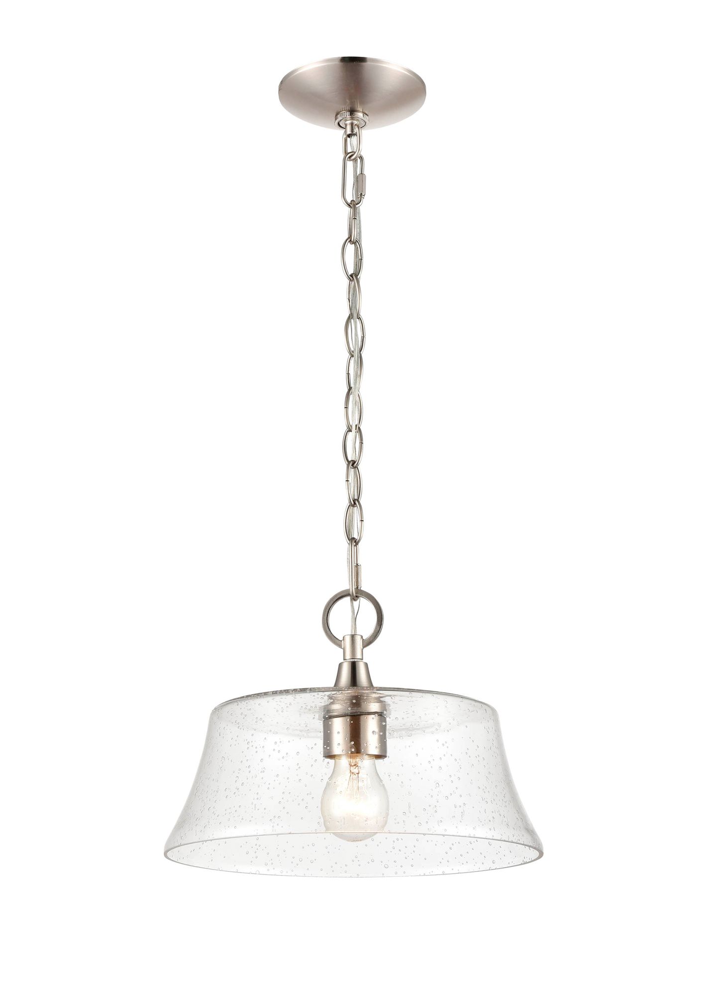 Image 6 Millennium Caily 11.75" Brushed Nickel Pendant more views
