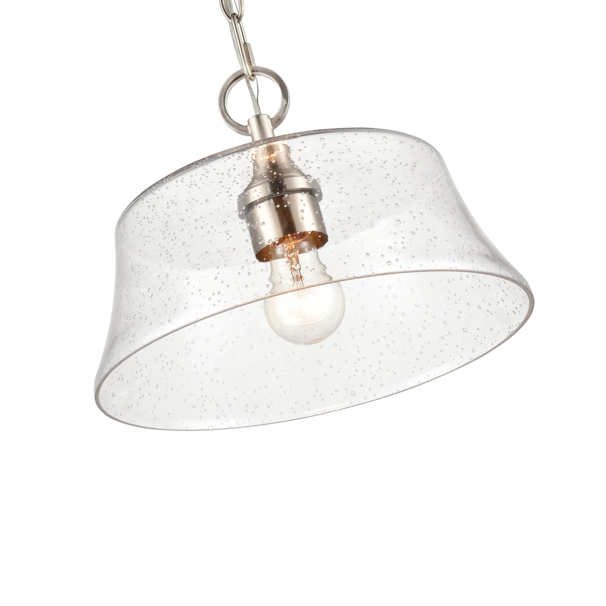 Image 7 Millennium Caily 11.75" Brushed Nickel Pendant more views