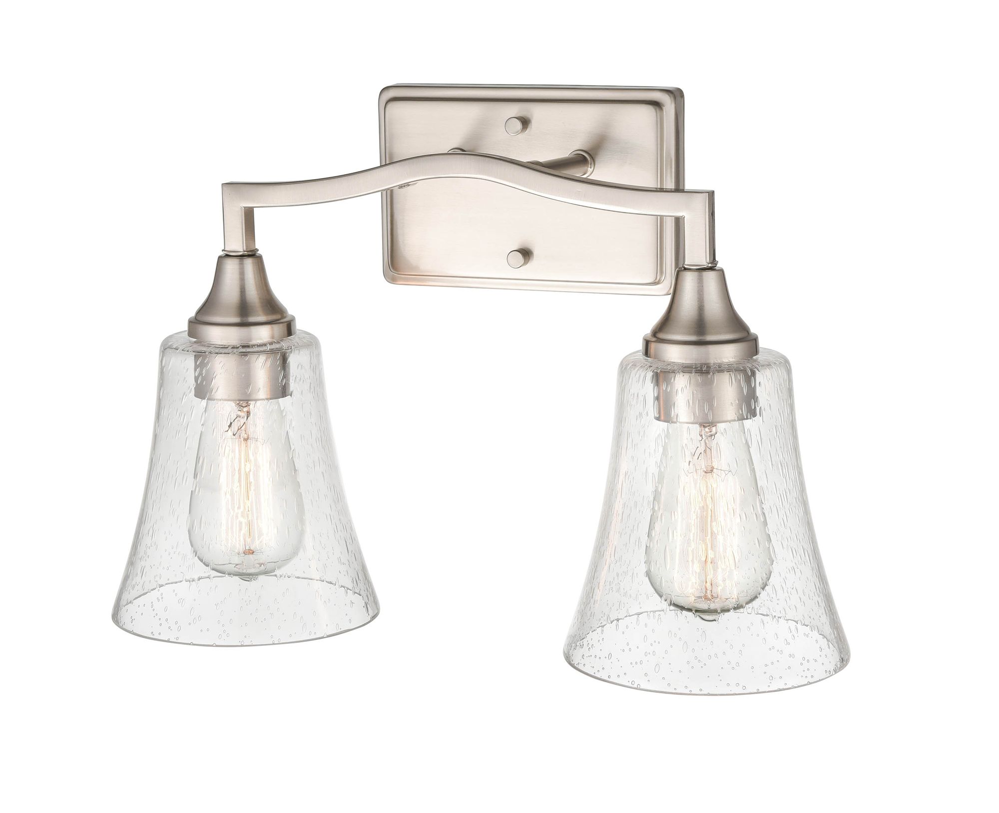 Image 4 Millennium Caily 15.75" Brushed Nickel Vanity Light more views