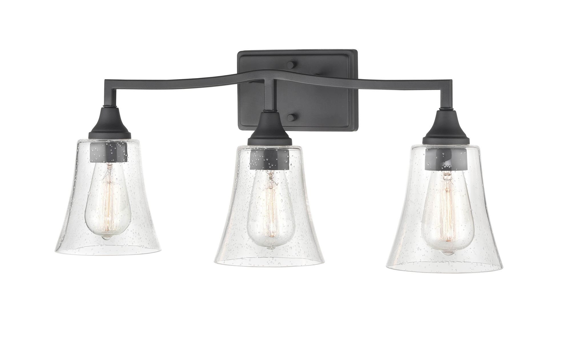 Image 2 Millennium Caily 24" Matte Black Vanity Light more views