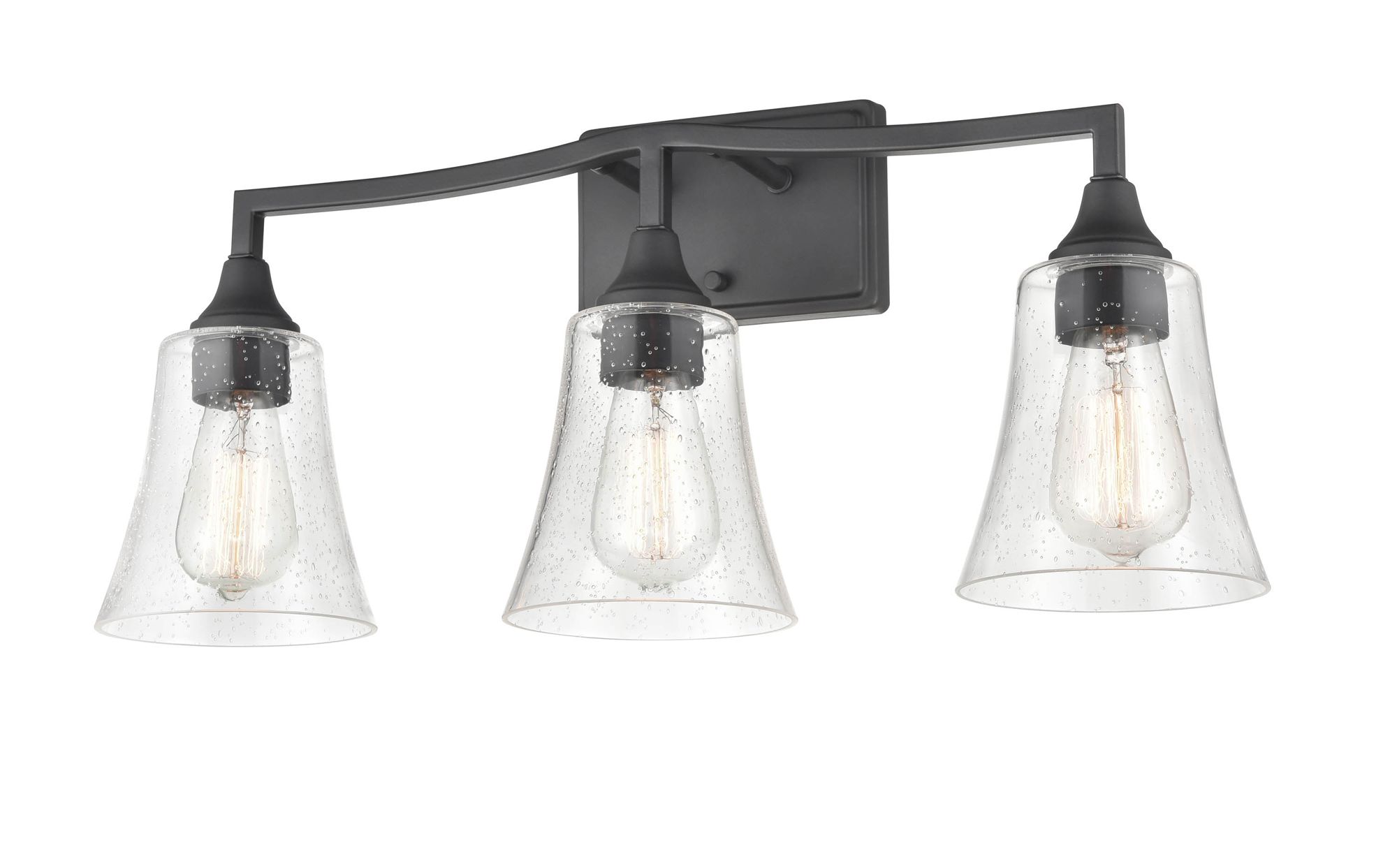 Image 3 Millennium Caily 24" Matte Black Vanity Light more views