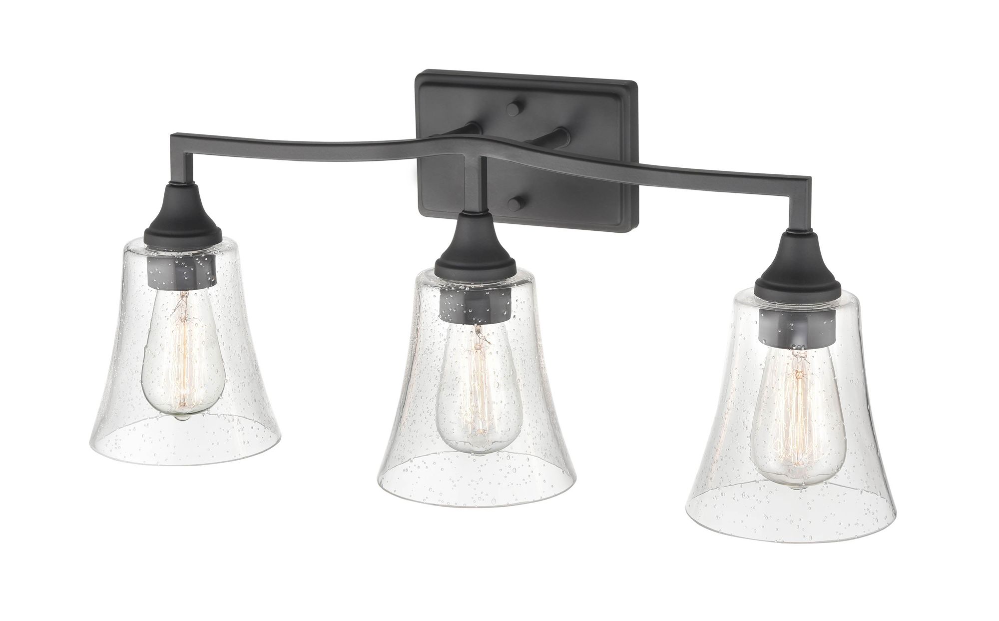 Image 4 Millennium Caily 24" Matte Black Vanity Light more views
