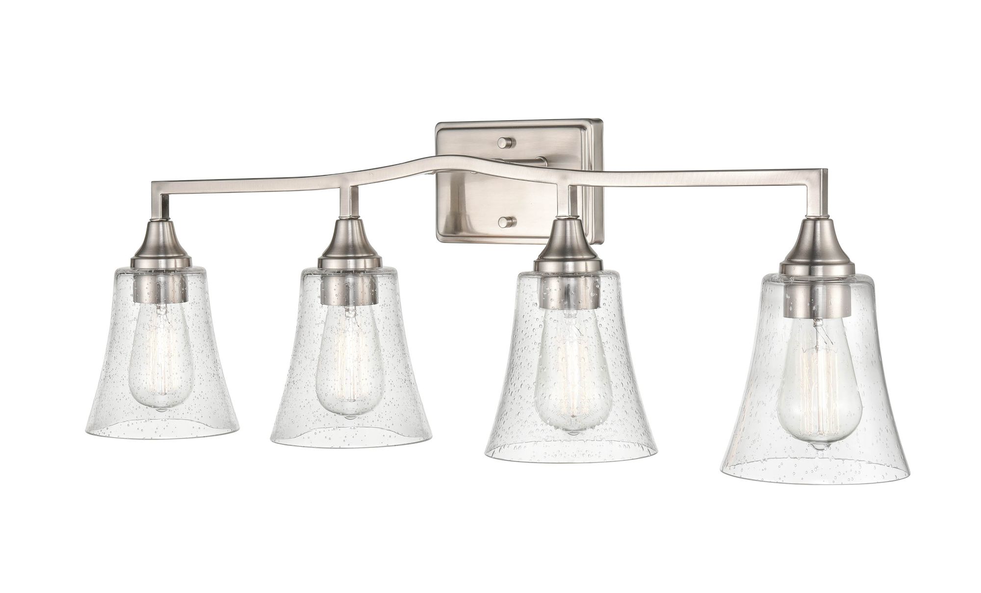 Image 2 Millennium Caily 32.5" Brushed Nickel Vanity Light more views