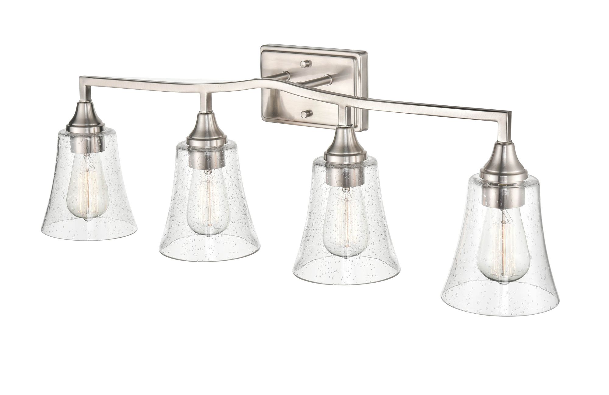 Image 3 Millennium Caily 32.5" Brushed Nickel Vanity Light more views