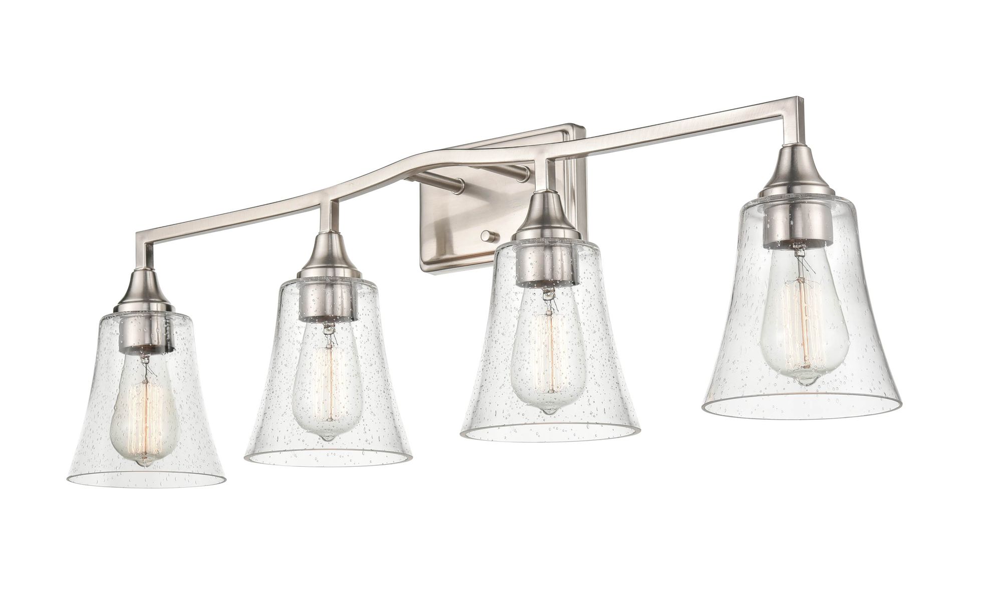 Image 4 Millennium Caily 32.5" Brushed Nickel Vanity Light more views