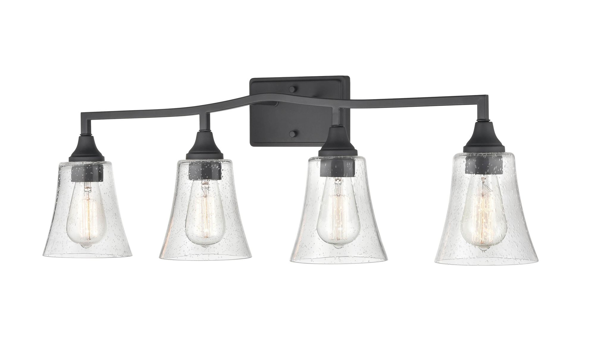 Image 2 Millennium Caily 32.5" Matte Black Vanity Light more views