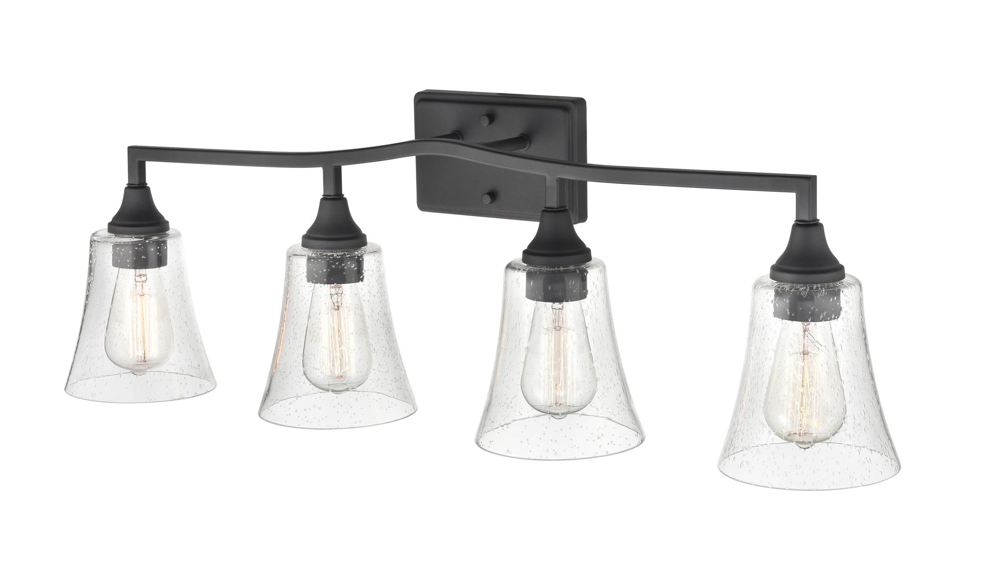 Image 4 Millennium Caily 32.5" Matte Black Vanity Light more views