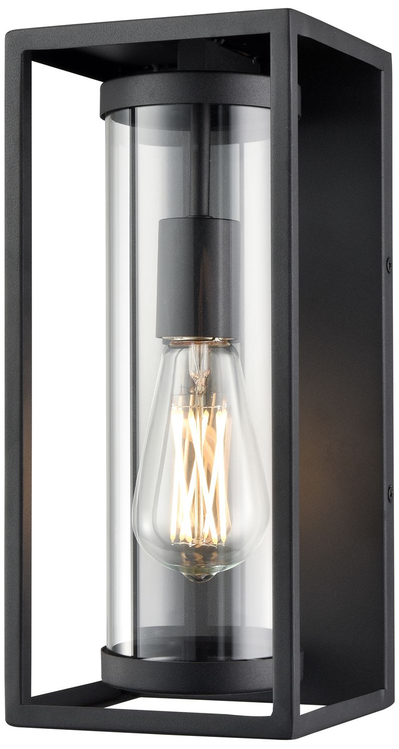 Image 2 Millennium Caleb Outdoor Wall Sconce Textured Black more views