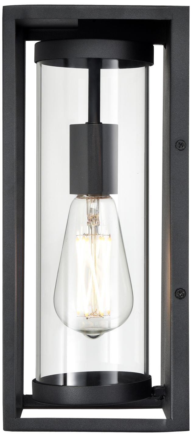 Image 4 Millennium Caleb Outdoor Wall Sconce Textured Black more views