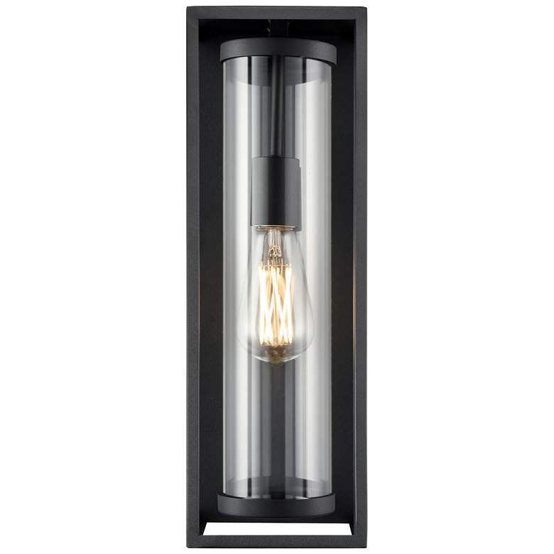Image 1 Millennium Caleb Outdoor Wall Sconce Textured Black