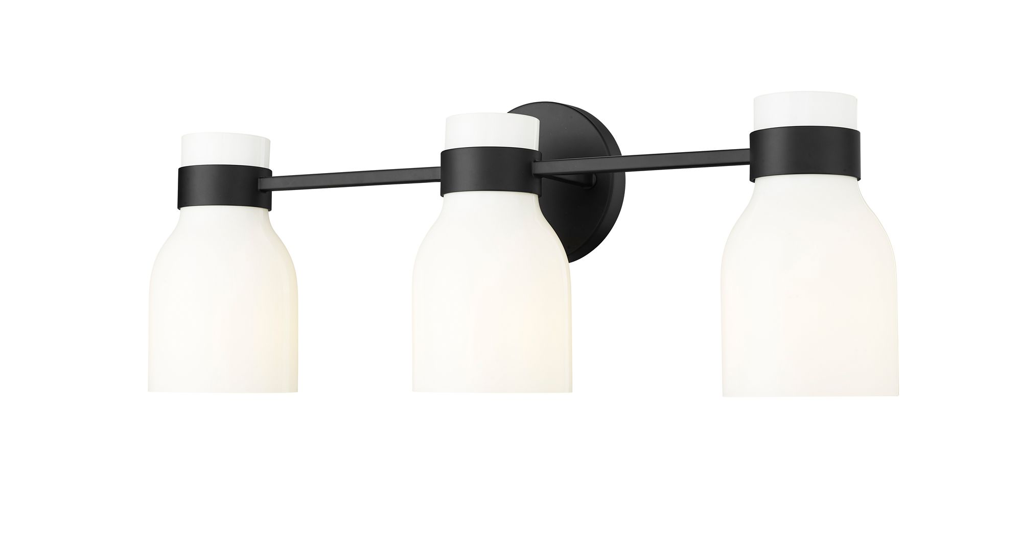 Image 2 Millennium Corella 22.5" Matte Black Vanity Light more views