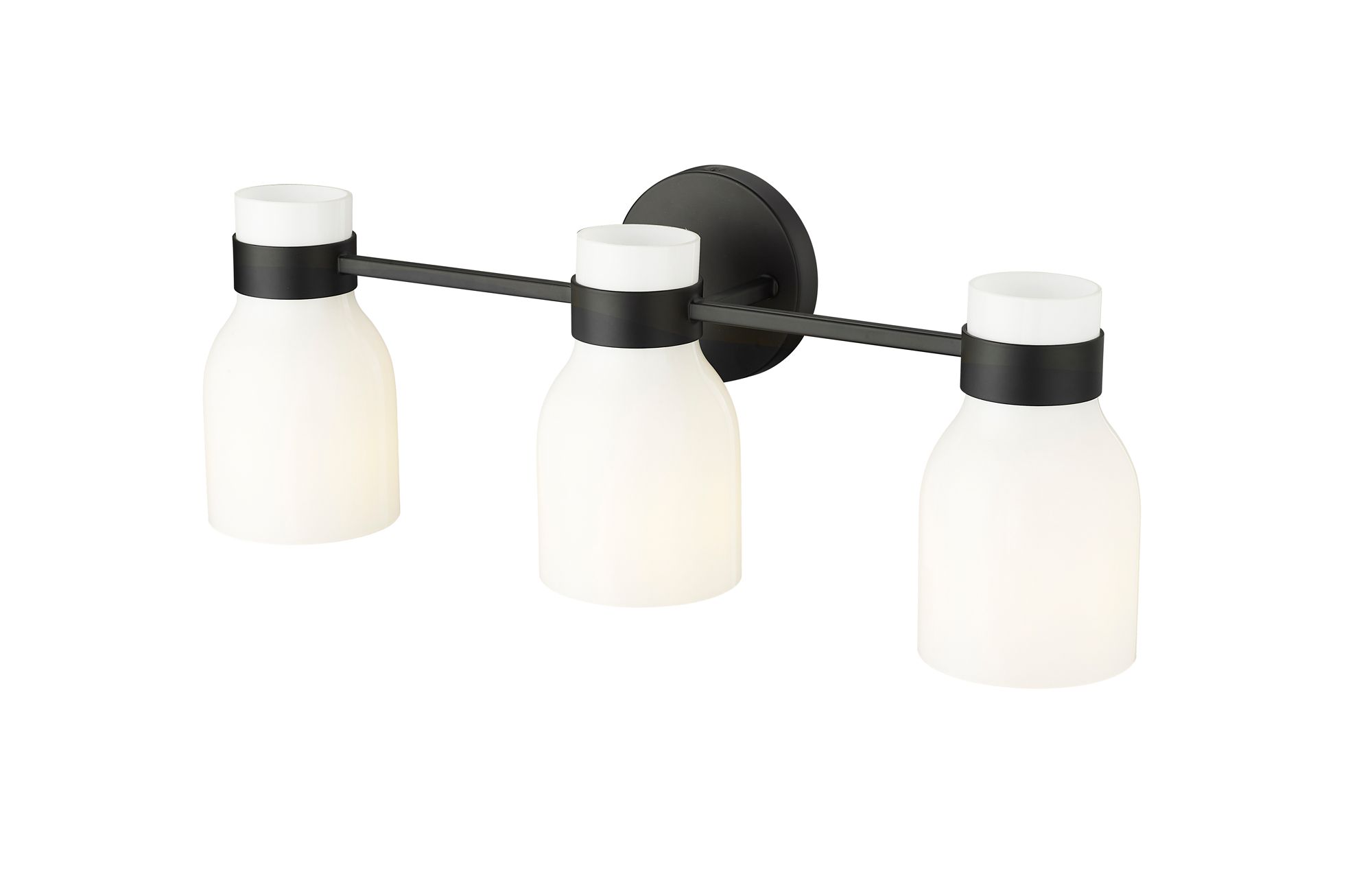 Image 4 Millennium Corella 22.5" Matte Black Vanity Light more views