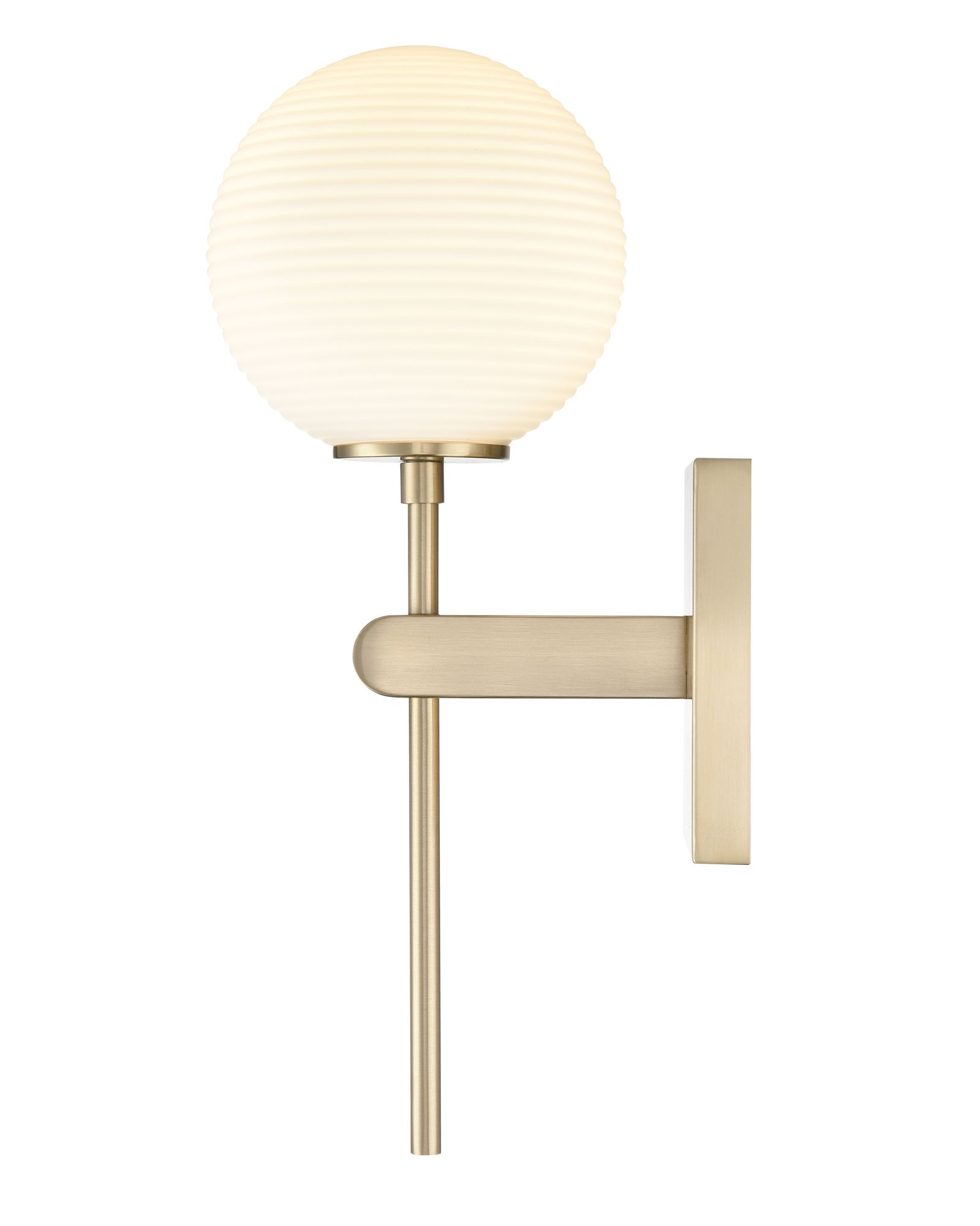 Image 4 Millennium Coretta 1-Light 6" Modern Gold Wall Sconce with Glass Shade more views