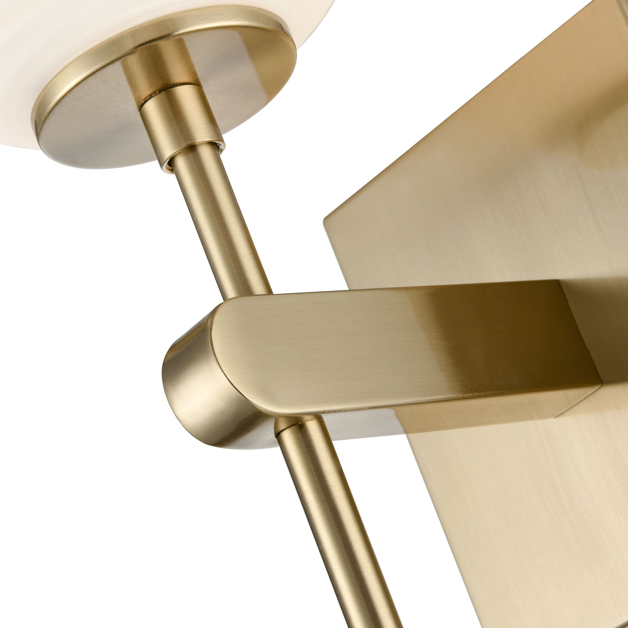 Image 5 Millennium Coretta 1-Light 6" Modern Gold Wall Sconce with Glass Shade more views