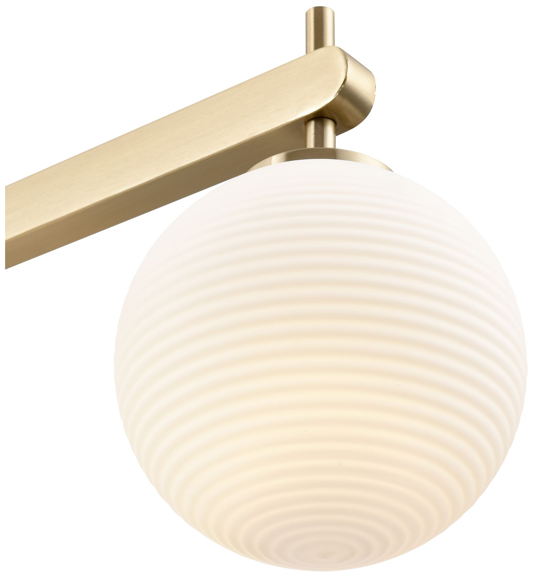 Image 5 Millennium Coretta 5-Light 48" Modern Gold Linear Chandelier with Shade more views