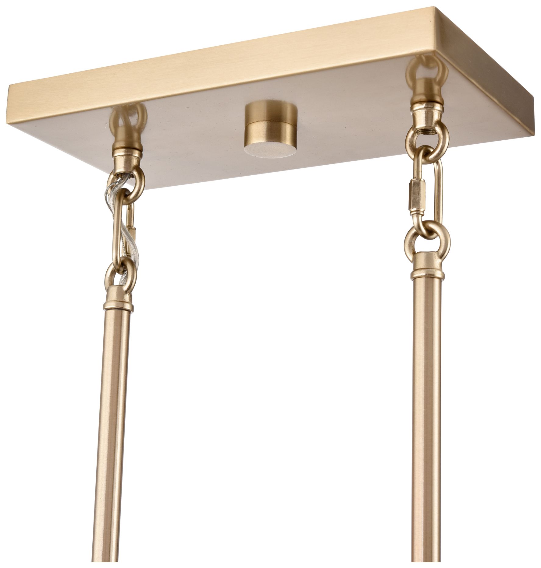 Image 7 Millennium Coretta 5-Light 48" Modern Gold Linear Chandelier with Shade more views