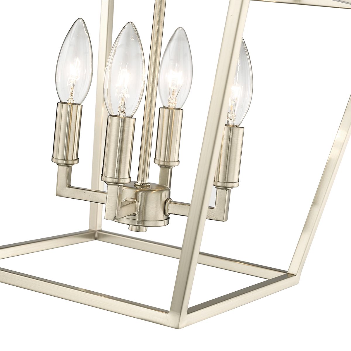 Image 3 Millennium Corona 4-Light 12" Modern Gold Semi-Flush more views