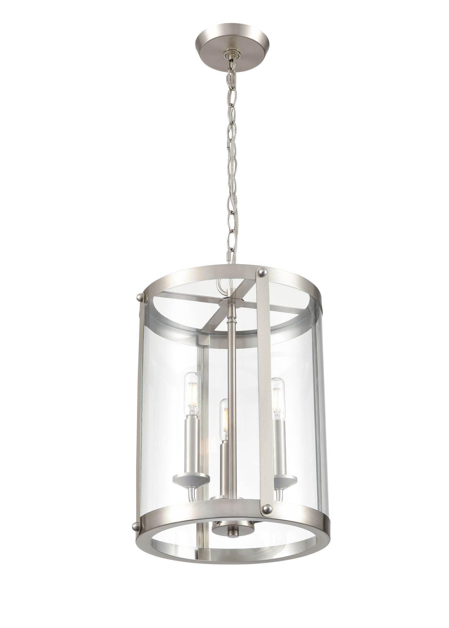 Image 4 Millennium Corona 4-Light 12" Vintage Gold Pendant with Glass Shade more views