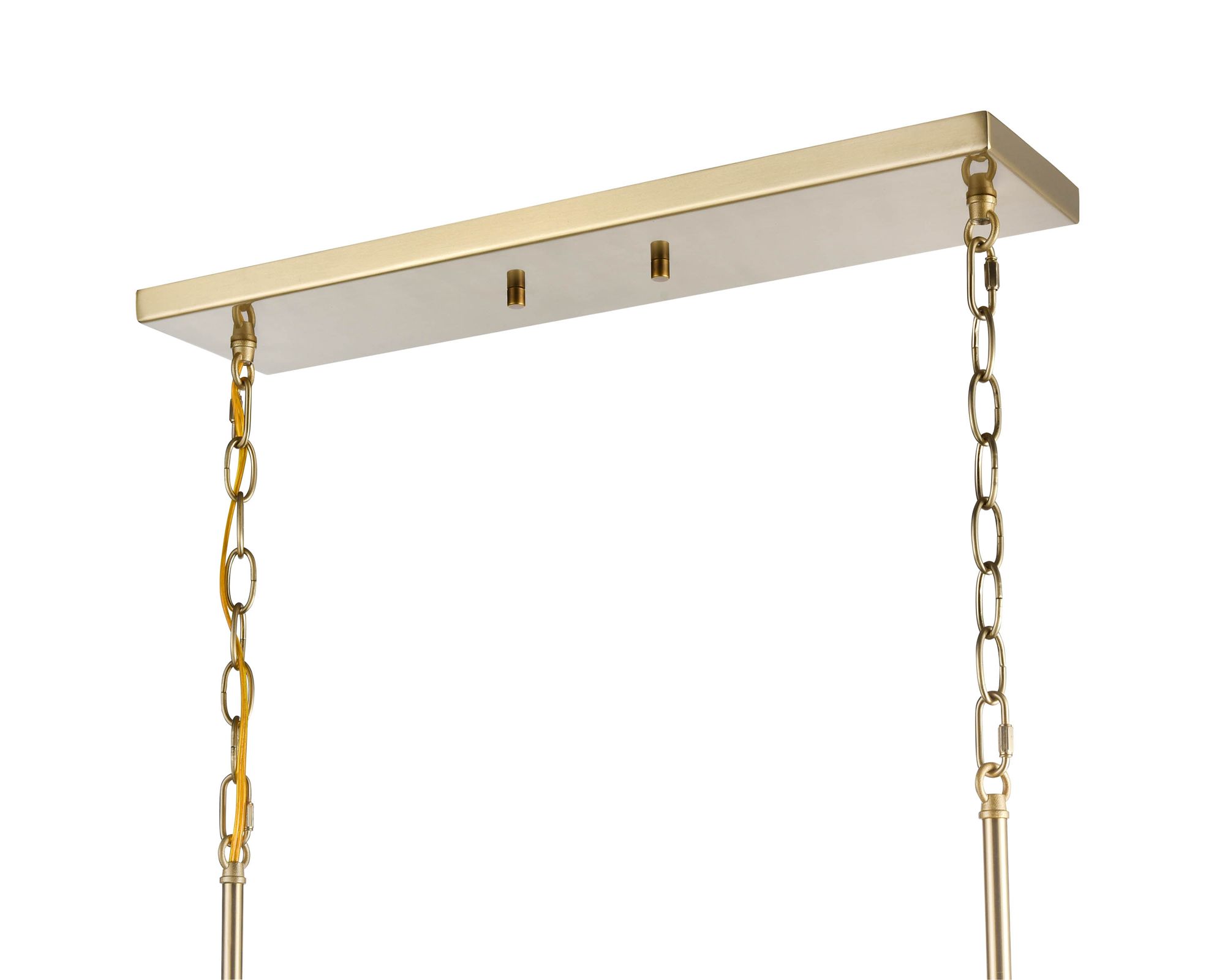 Image 7 Millennium Corona 5-Light 40" Modern Gold Linear Chandelier more views