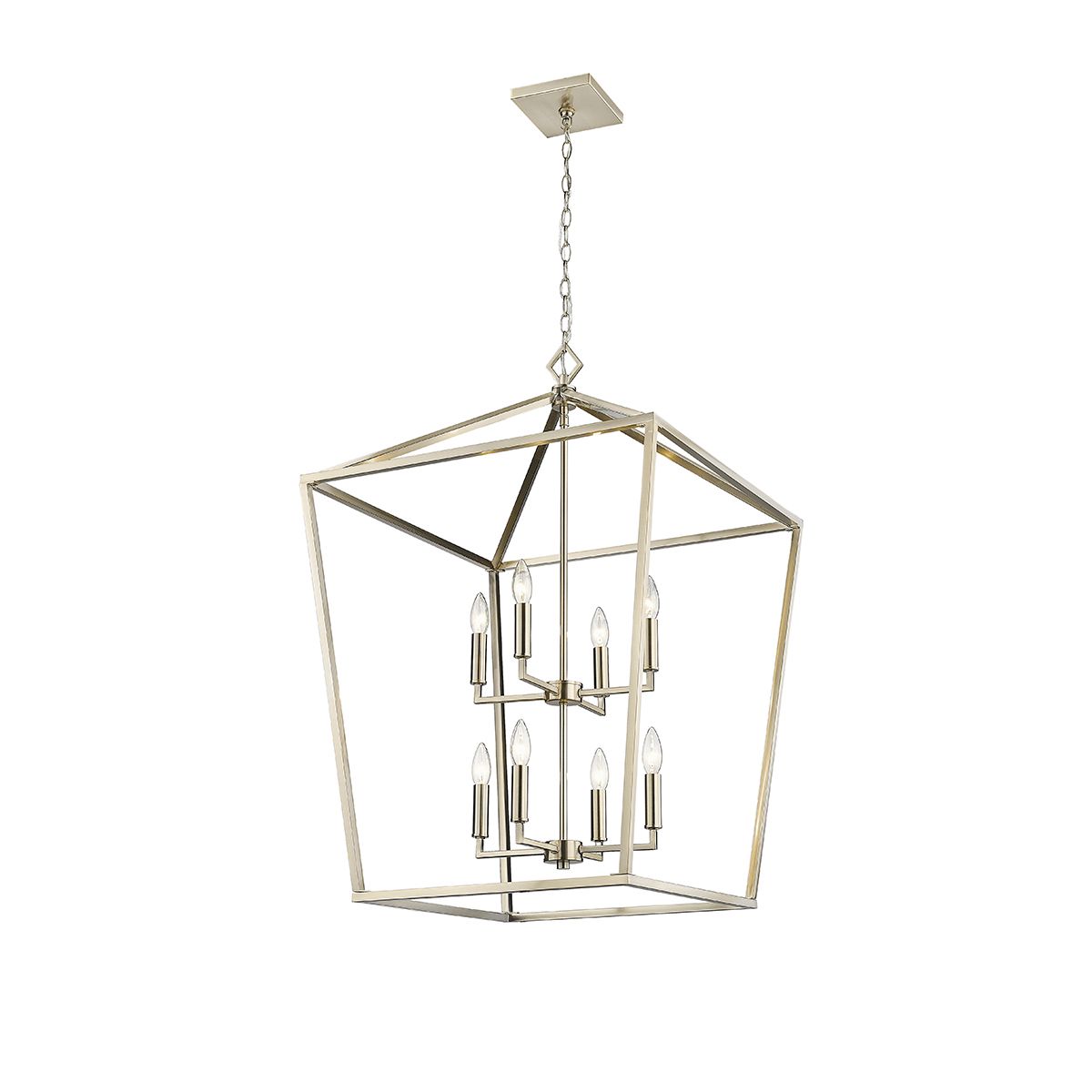 Image 2 Millennium Corona 8-Light 24" Modern Gold Pendant more views