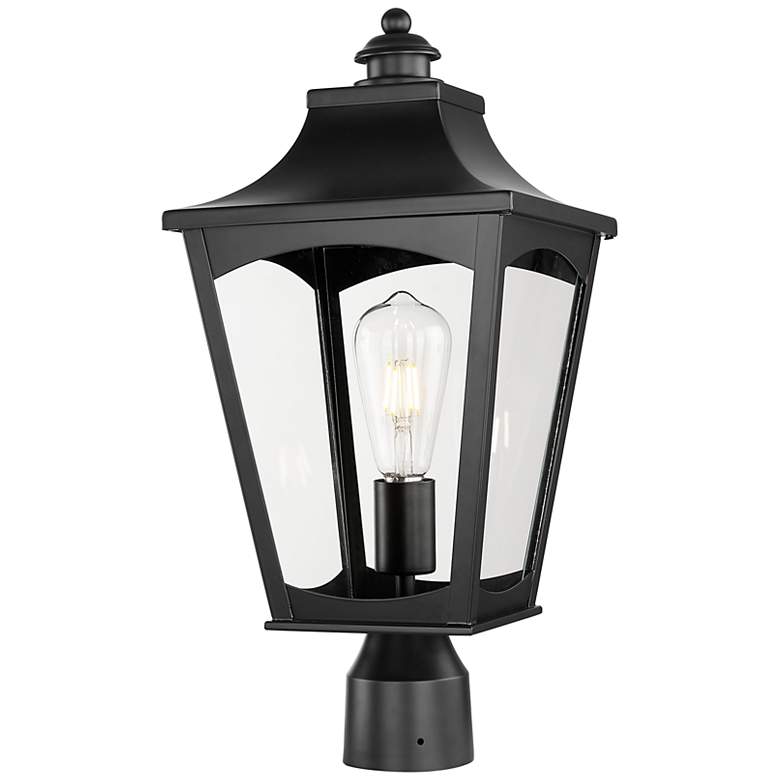 Image 2 Millennium Curry Outdoor Post Lantern Black more views
