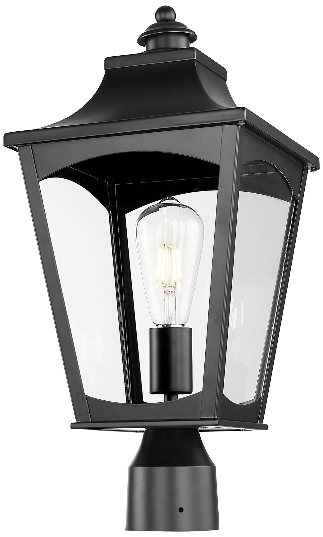 Image 3 Millennium Curry Outdoor Post Lantern Black more views