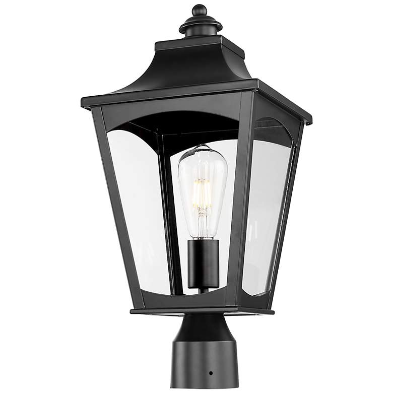 Image 3 Millennium Curry Outdoor Post Lantern Black more views