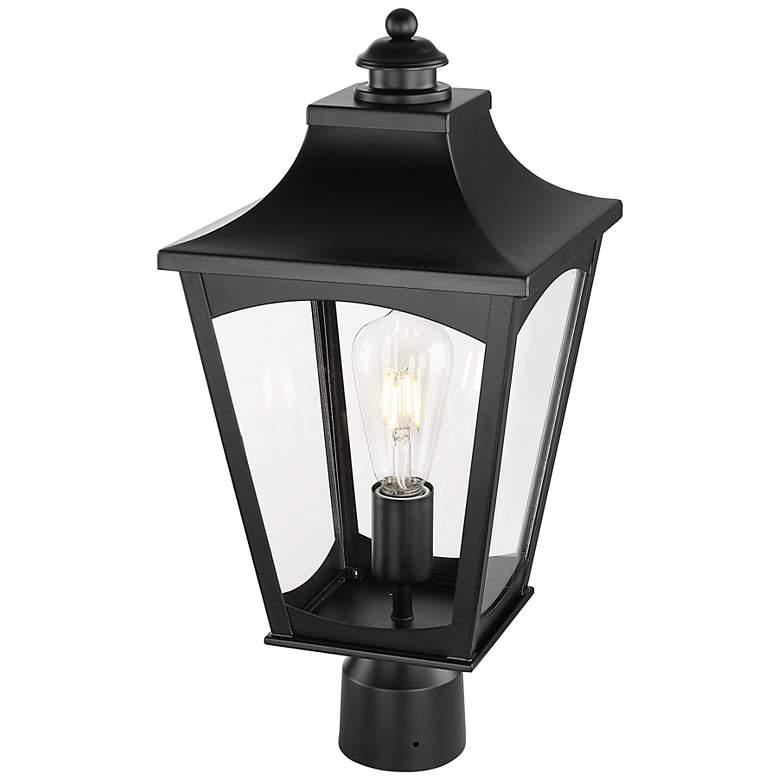 Image 5 Millennium Curry Outdoor Post Lantern Black more views