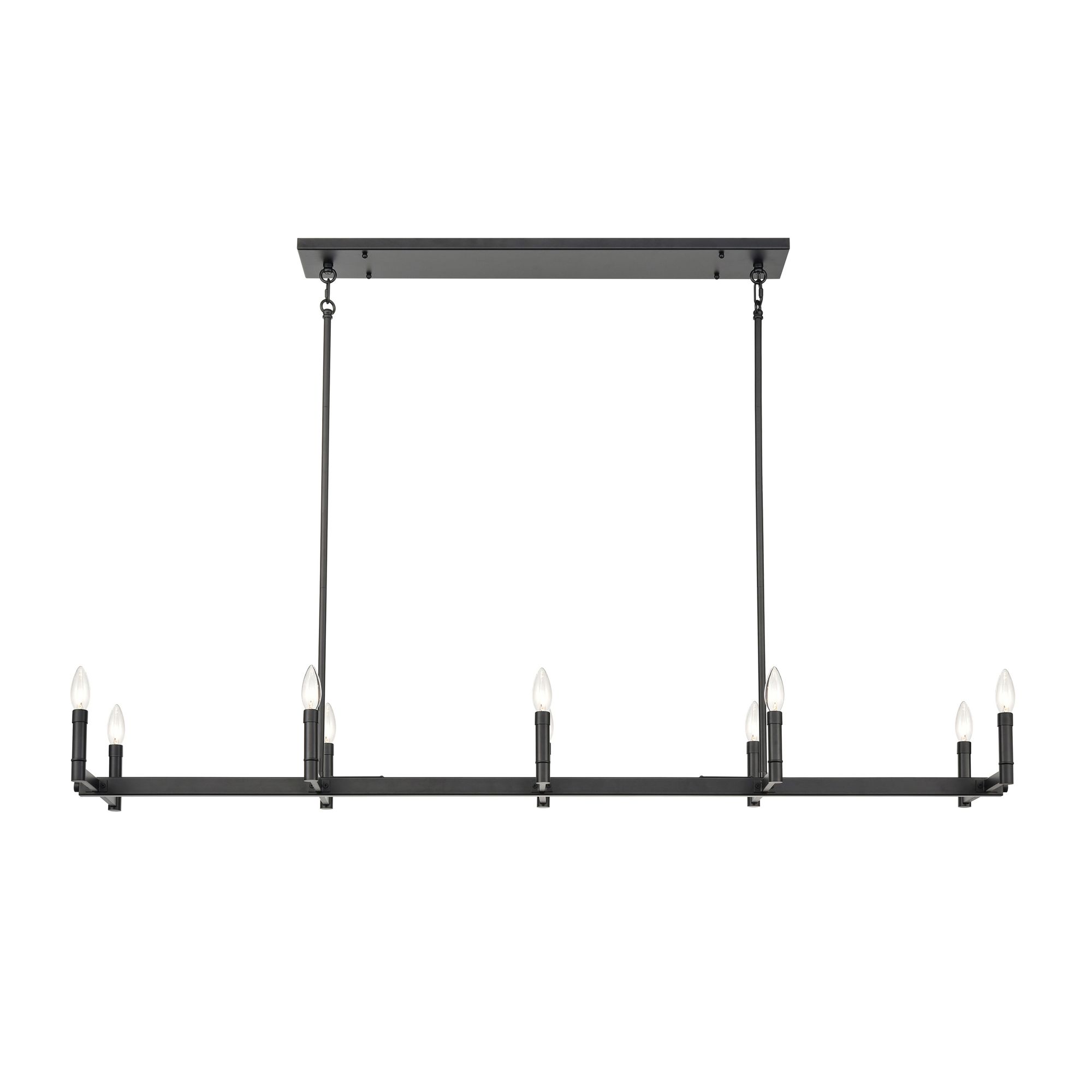 Image 3 Millennium Daxley 10-Light 59.75" Matte Black Chandelier more views