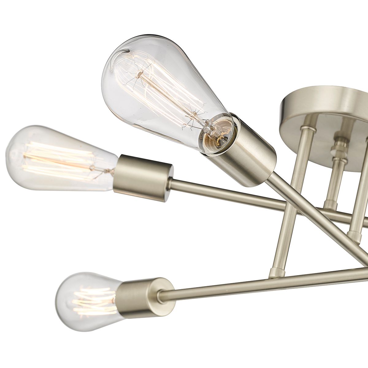 Thumbnail3 of Millennium Decco 6 Light Semi-Flush Ceiling Mount in Modern Gold more views