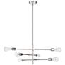 Millennium Decco Chandelier Ceiling Light Polished Nickel