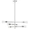 Millennium Decco Chandelier Ceiling Light Polished Nickel