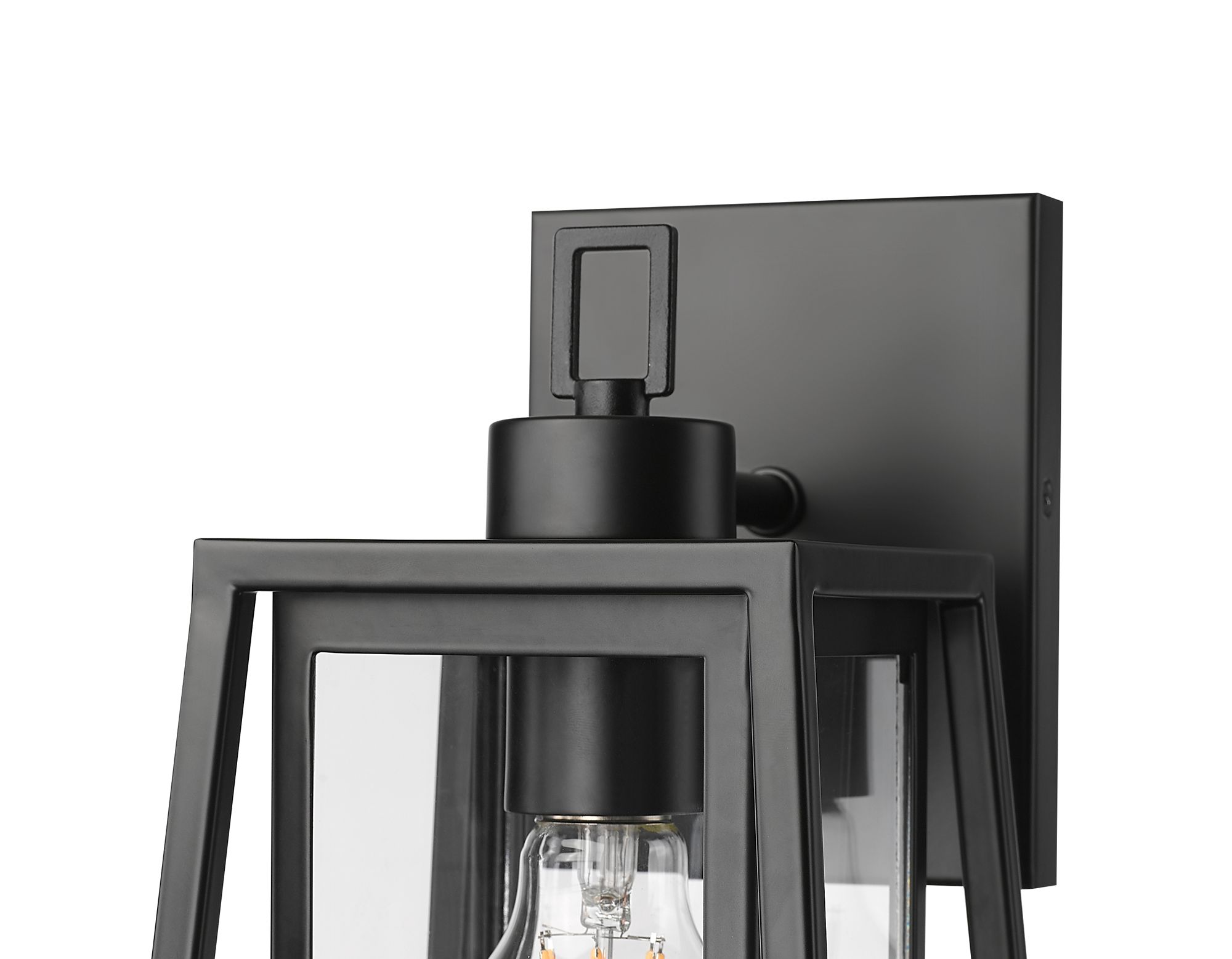 Thumbnail4 of Millennium Denzell 1-Light 13.5" Powder Coated Black Outdoor Wall Sconce more views